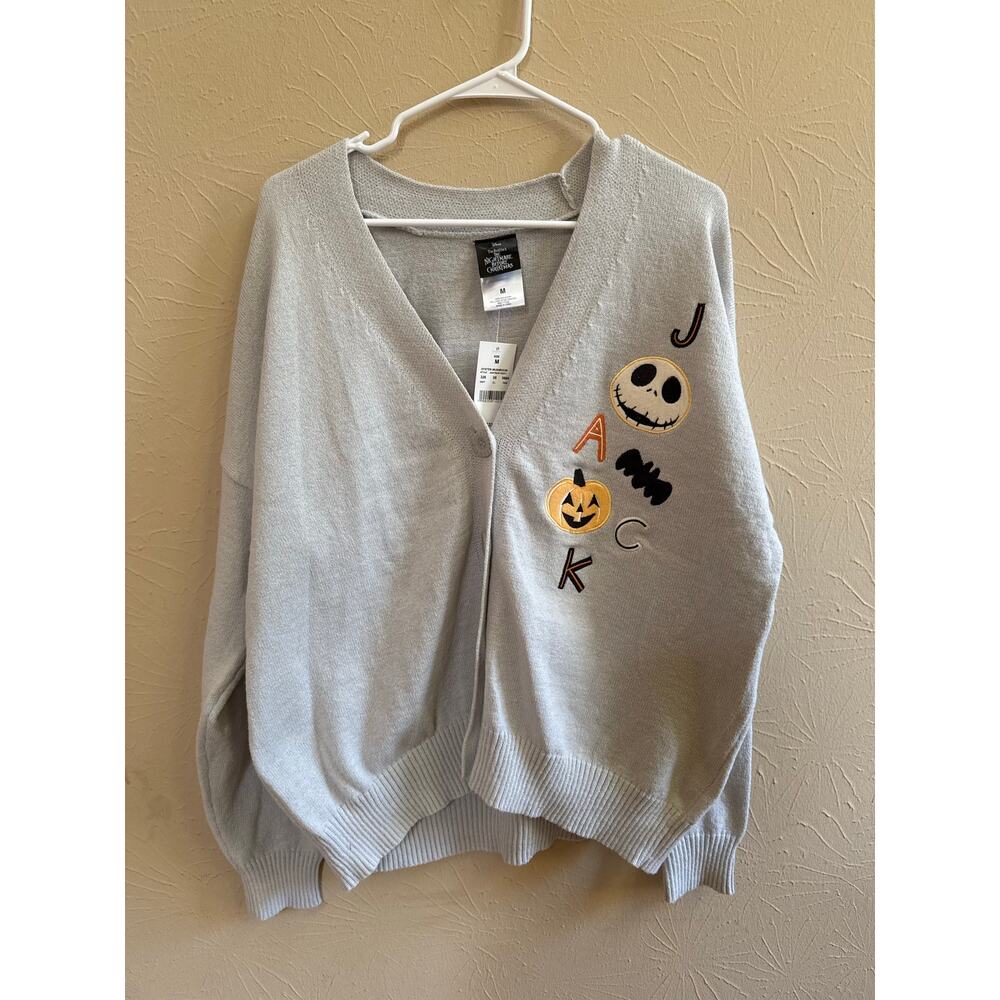 NWT Nightmare Before Christmas Cardigan Size Medium